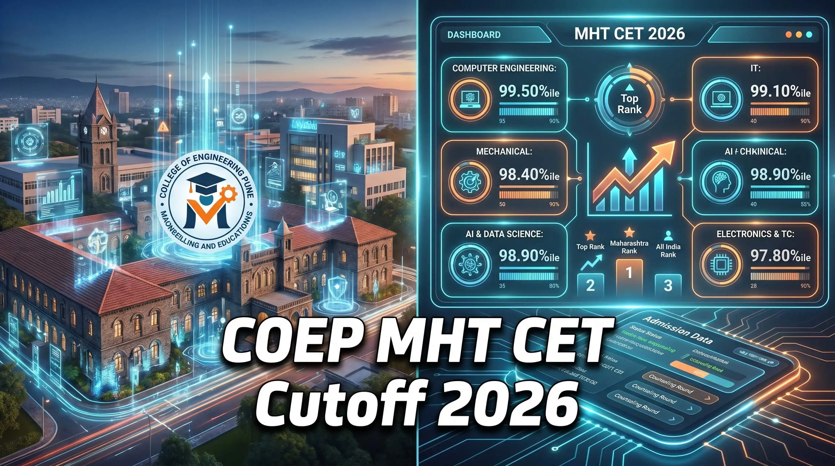 COEP MHT CET Cutoff 2026